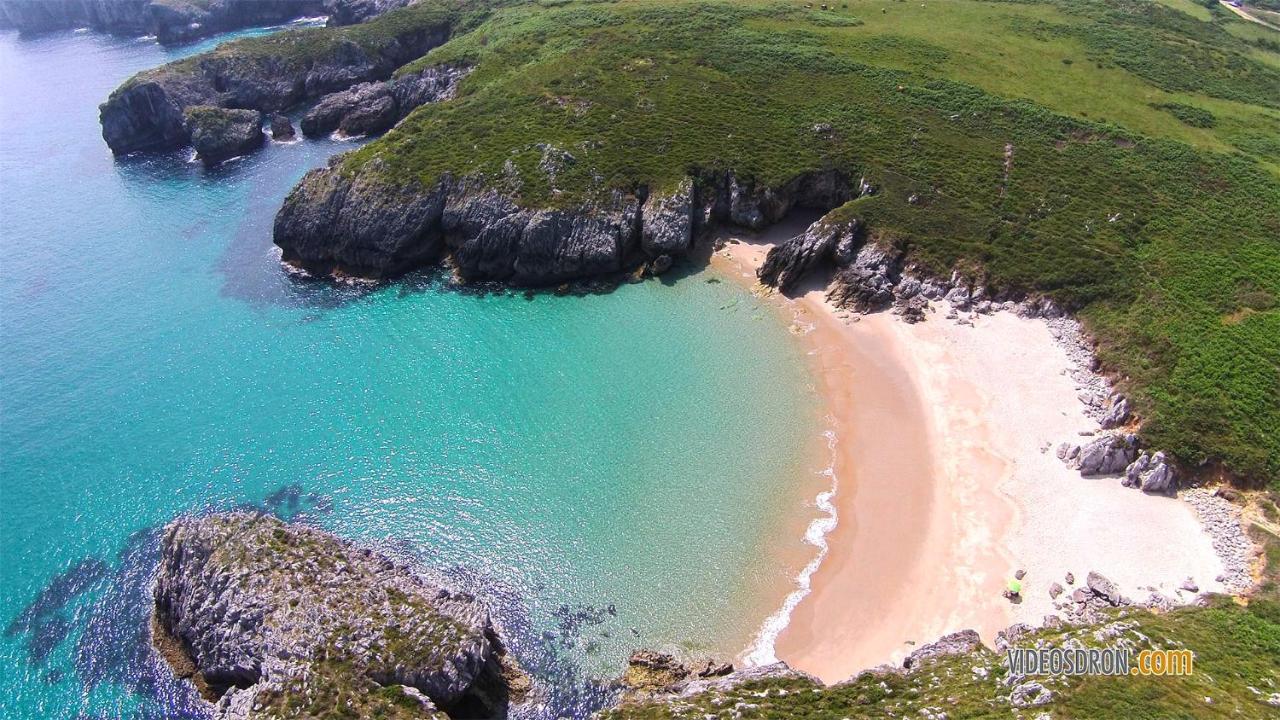Casa Rural Las Fraguas Llanes, Gulpiyuri, Bufones Buitenkant foto
